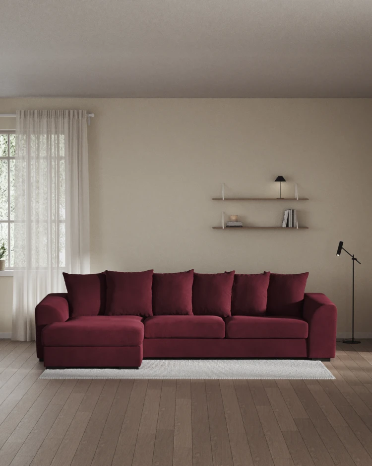 Town - 3-sits soffa med schäslong vänster - inspiration