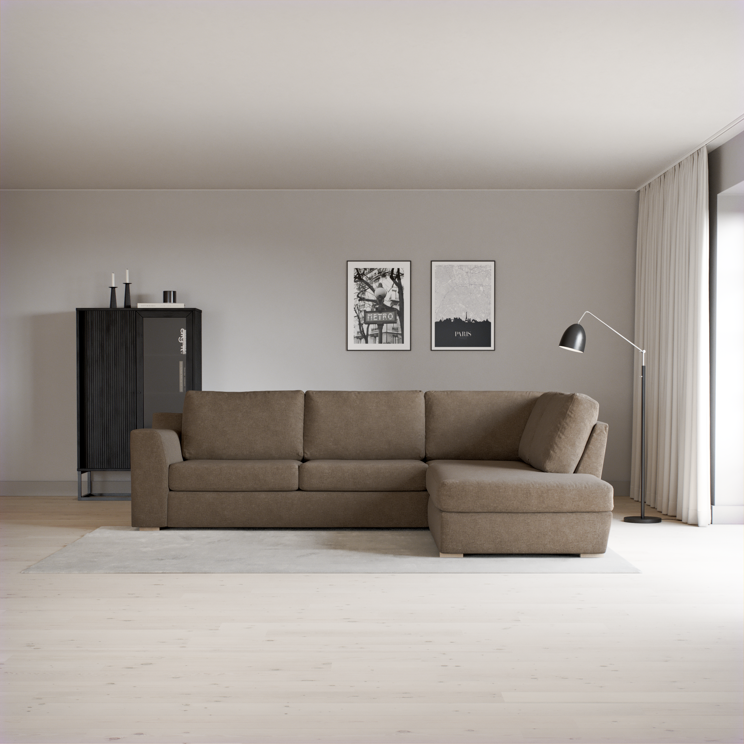 Friday - 2,5-sits soffa med divan höger - inspiration