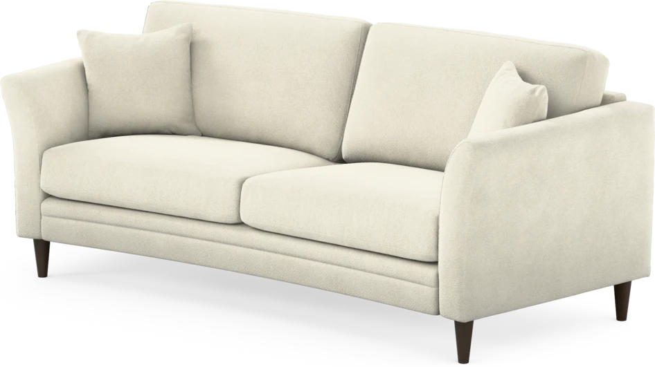 Eden - 2,5-sits soffa svängd - Vit