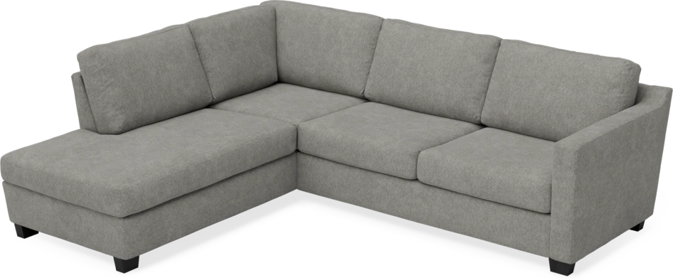 Friday - 2,5-sits soffa med divan vänster - Grå