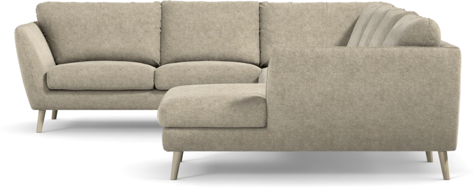 Madison Lux - Hörnsoffa med schäslong höger - Beige