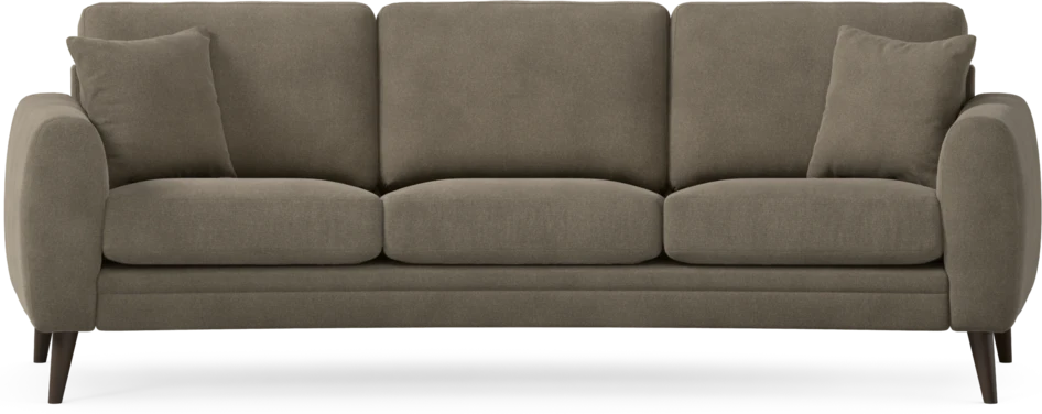 Eden - 3-sits soffa svängd - Beige