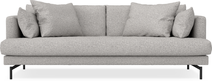 Harper - 3-sits soffa, hel dyna - Vit