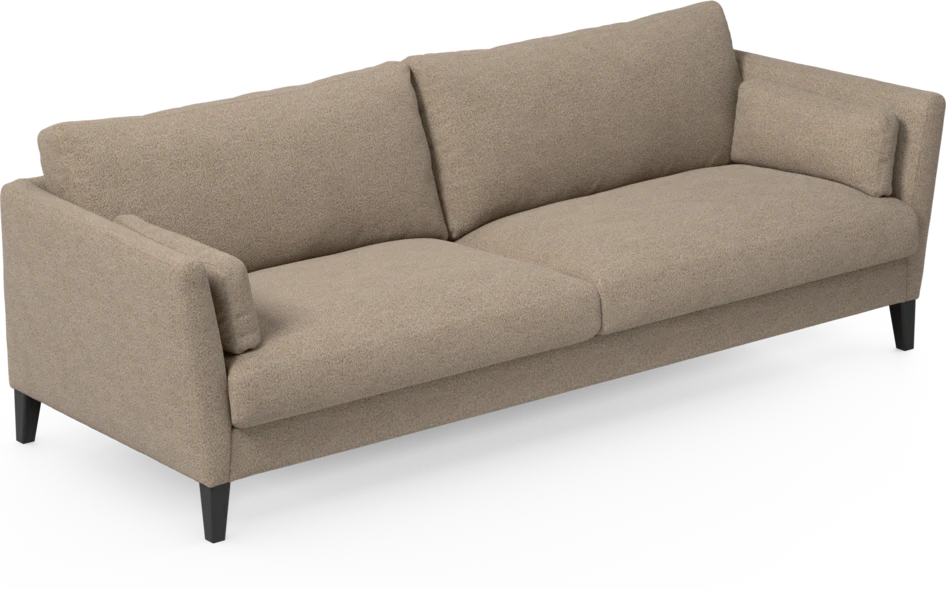 Winston - 4-sits soffa - Brun