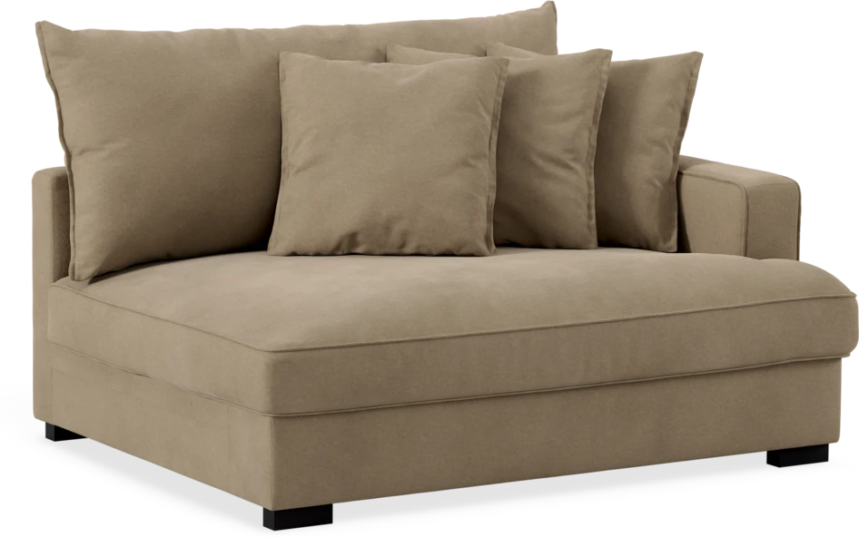 Rossi - 2-sits med armstöd höger - Beige