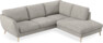Madison - 2-sits soffa med divan höger - Vit