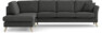 Eden - 3-sits soffa med divan - Svart