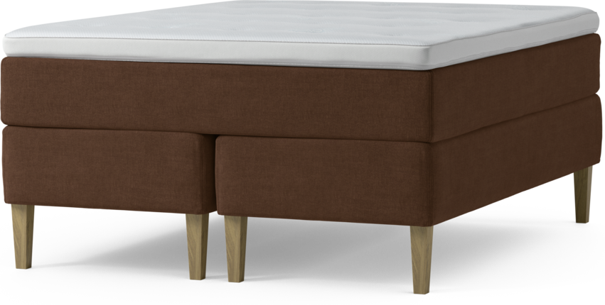 Delux Dream - Kontinentalsäng, dubbelsäng med bäddmadrass och sängben