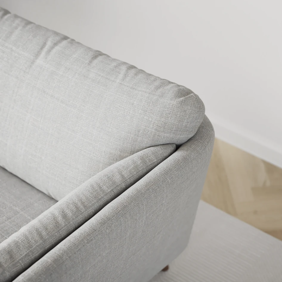 Madison - 2-sits soffa med divan vänster och schäslong höger - Grå