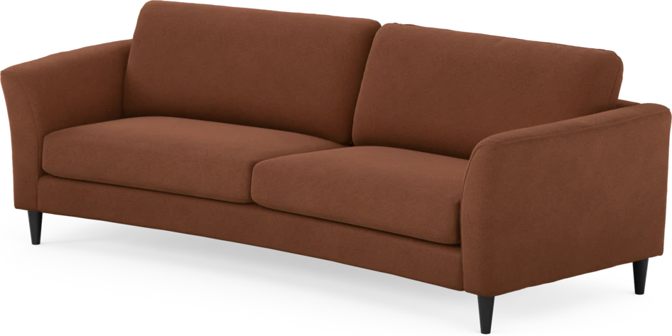 Bridge - 3-sits soffa svängd - Orange
