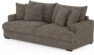 Mila - 3-sits soffa - Brun