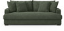 Mila - 3-sits soffa, hel dyna - Grön