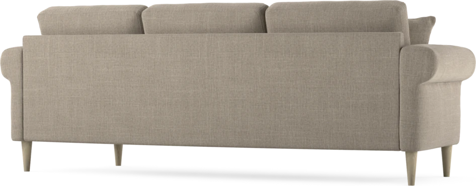 Eden - 3-sits soffa svängd - Beige