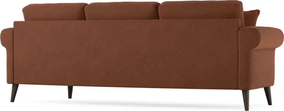 Eden - 3-sits soffa svängd - Orange