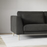 Willow - 3-sits soffa med divan höger, fast klädsel - Grå