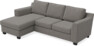 Friday - 3-sits soffa med schäslong vänster - Grå