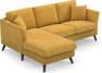 Eden - 2-sits soffa med schäslong - Gul