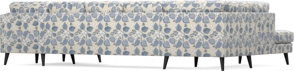 Eden - 3-sits soffa med divan vänster och schäslong höger - Flerfärgad