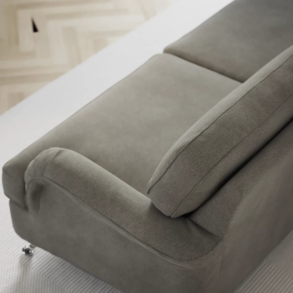 Oxford - 3-sits soffa svängd - Grå