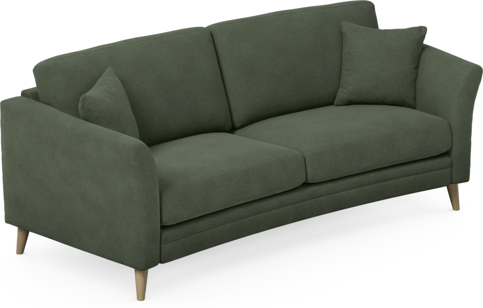 Eden - 2,5-sits soffa svängd - Grön