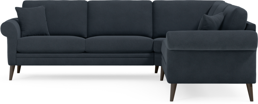 Eden - Hörnsoffa, 2,5+2,5-sits - Blå