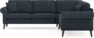 Eden - Hörnsoffa, 2,5+2,5-sits - Blå