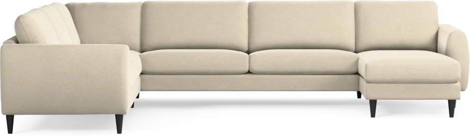 Bridge - Hörnsoffa, 2+3-sits med schäslong höger - Beige
