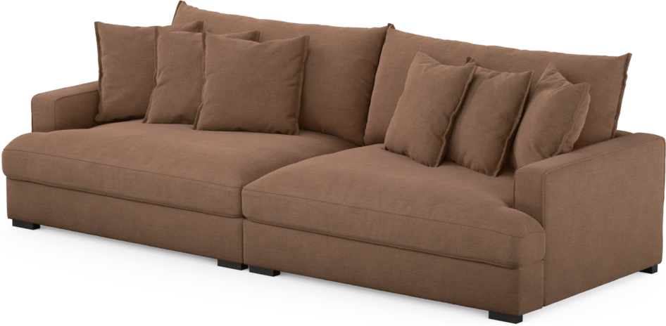 Rossi - 4-sits soffa - Orange