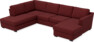 Friday - 3-sits soffa med divan vänster och schäslong höger - Rosa