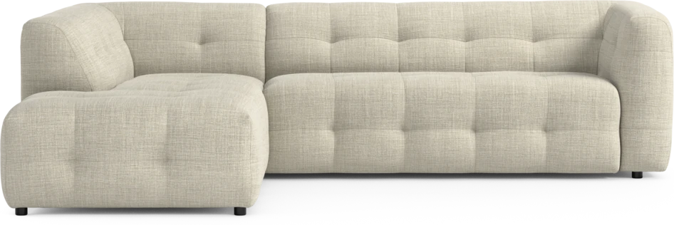 Bella - 3-sits soffa med divan vänster - Beige