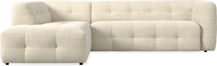 Bella - 3-sits soffa med divan vänster - Beige