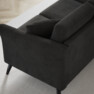 Eden - 2,5-sits soffa med divan - Svart