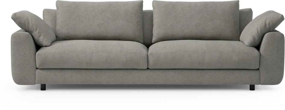 Amie - 4-sits soffa - Grå