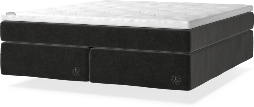 Cape Farewell Comfort - Kontinentalsäng, dubbelsäng med svävande utseende - Grå