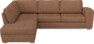 Friday - 2,5-sits soffa med divan vänster - Orange