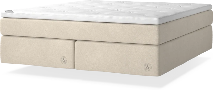 Cape Farewell Comfort, Kontinentalsäng, dubbelsäng med svävande utseende