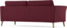 Bridge - 3-sits soffa - Röd