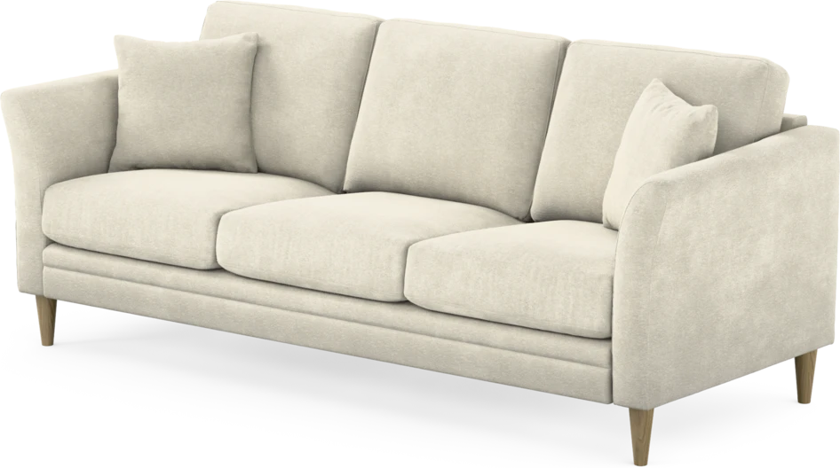 Eden - 3-sits soffa - Vit