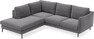 Madison - 2-sits soffa med divan vänster - Grå