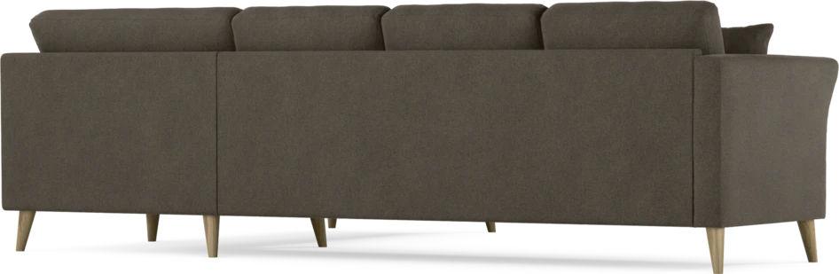 Eden - Hörnsoffa, 3+2-sits - Brun