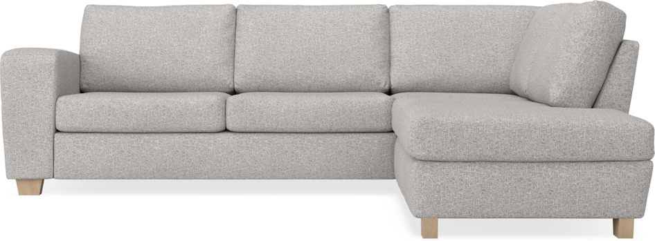 Friday - 2,5-sits soffa med divan höger - Vit