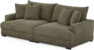 Rossi - 3-sits soffa - Grön