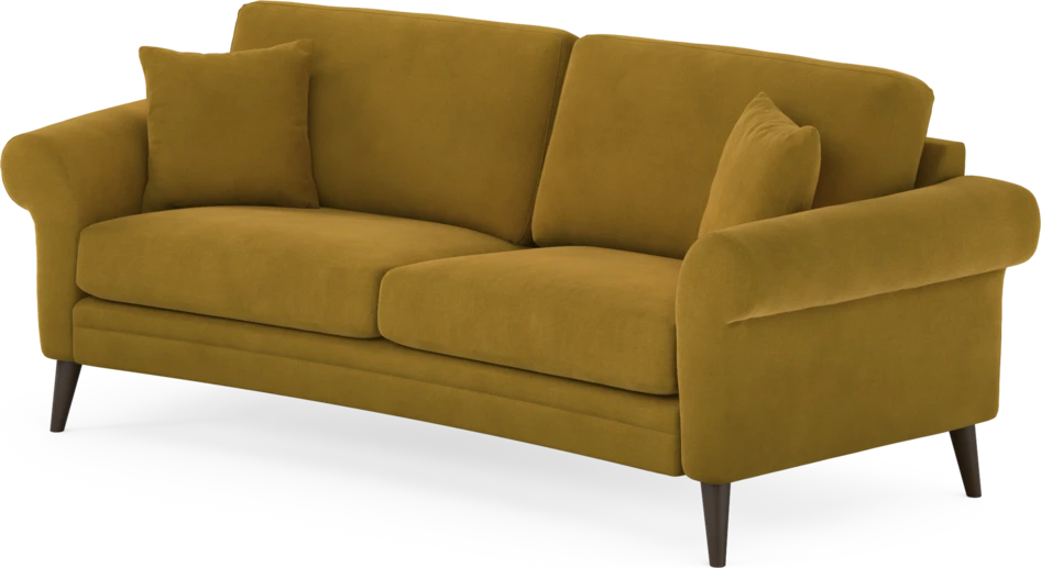 Eden - 2,5-sits soffa svängd - Gul