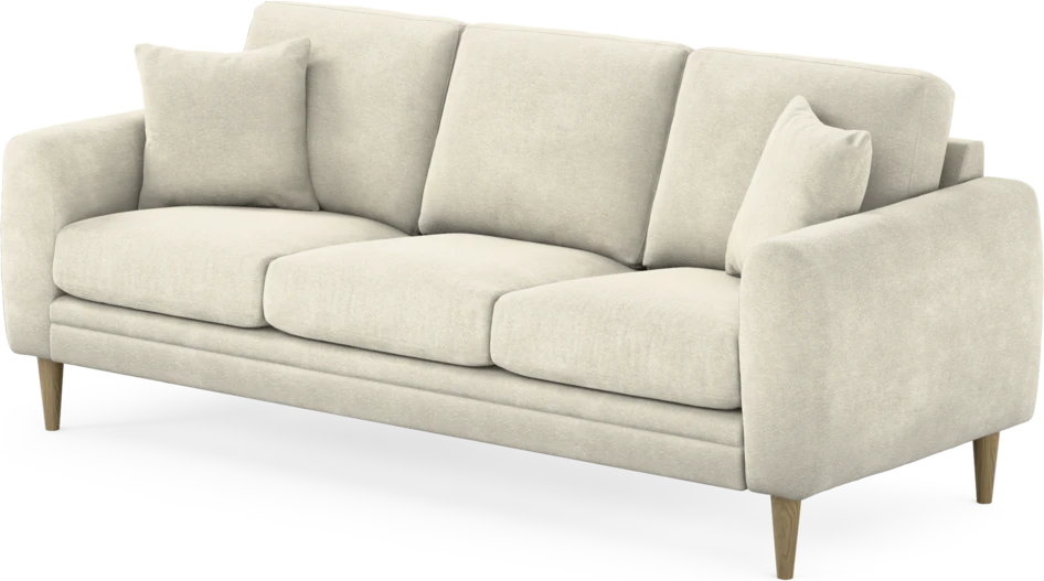 Eden - 3-sits soffa - Vit