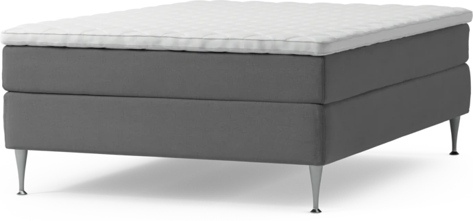 Delux Sense, Kontinentalsäng, enkelsäng 140 cm med bäddmadrass och sängben