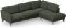 Bridge - 3-sits soffa med divan höger - Grön