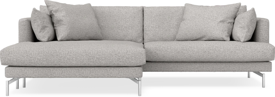 Harper - 4-sits med schäslong XL vänster - Vit