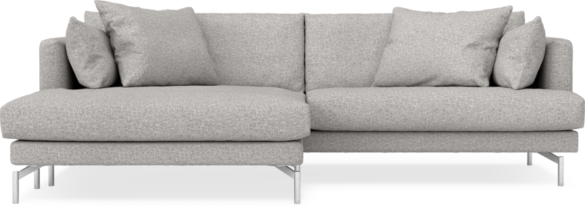 Harper - 4-sits med schäslong XL vänster - Vit