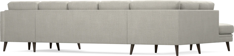 Eden - 3-sits soffa med divan vänster och schäslong höger - Grå