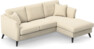 Eden - 2-sits soffa med schäslong - Beige